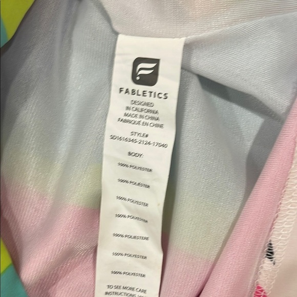 Fabletics Neema Romper in Popsicle Print size M - Picture 14 of 14